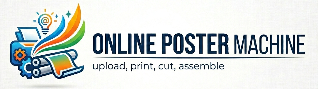 Online Poster Machine Logo